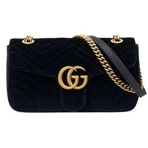 black velvet marmont gucci bag|Gucci Marmont suede bag.